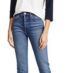 Never worn w/ tags: RE/DONE High Rise Ankle Crop